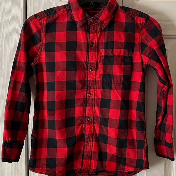 Boys Buffalo Check Button-down shirt - Picture 1 of 3